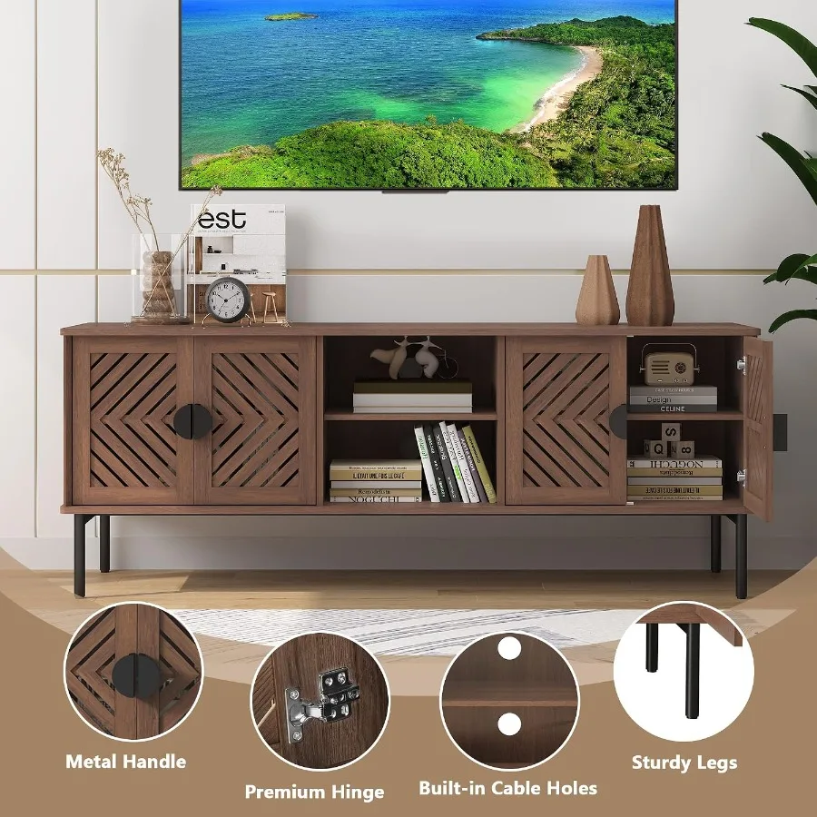 63 TV Stand for Living Room, E - Storage & Organization recension och pris