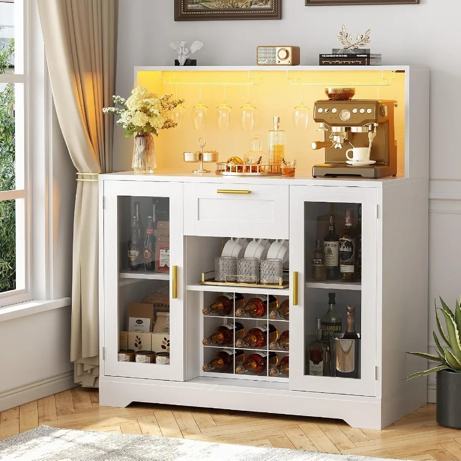 Coffee Bar Cabinet with RGB LE - Storage & Organization recension och pris