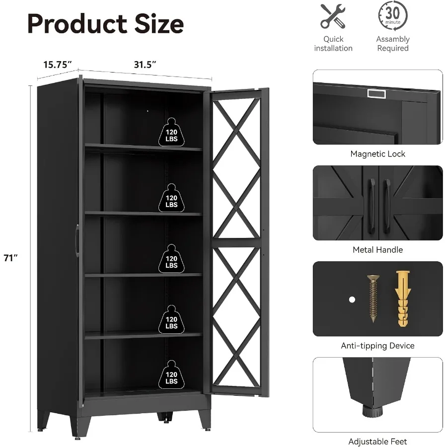 71 Metal Storage Cabinet for H - Storage & Organization recension och pris