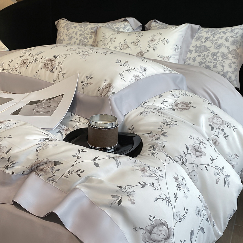 Luxury Digital Printing Flower - Aesthetic Floral Duvet Cover recension och pris
