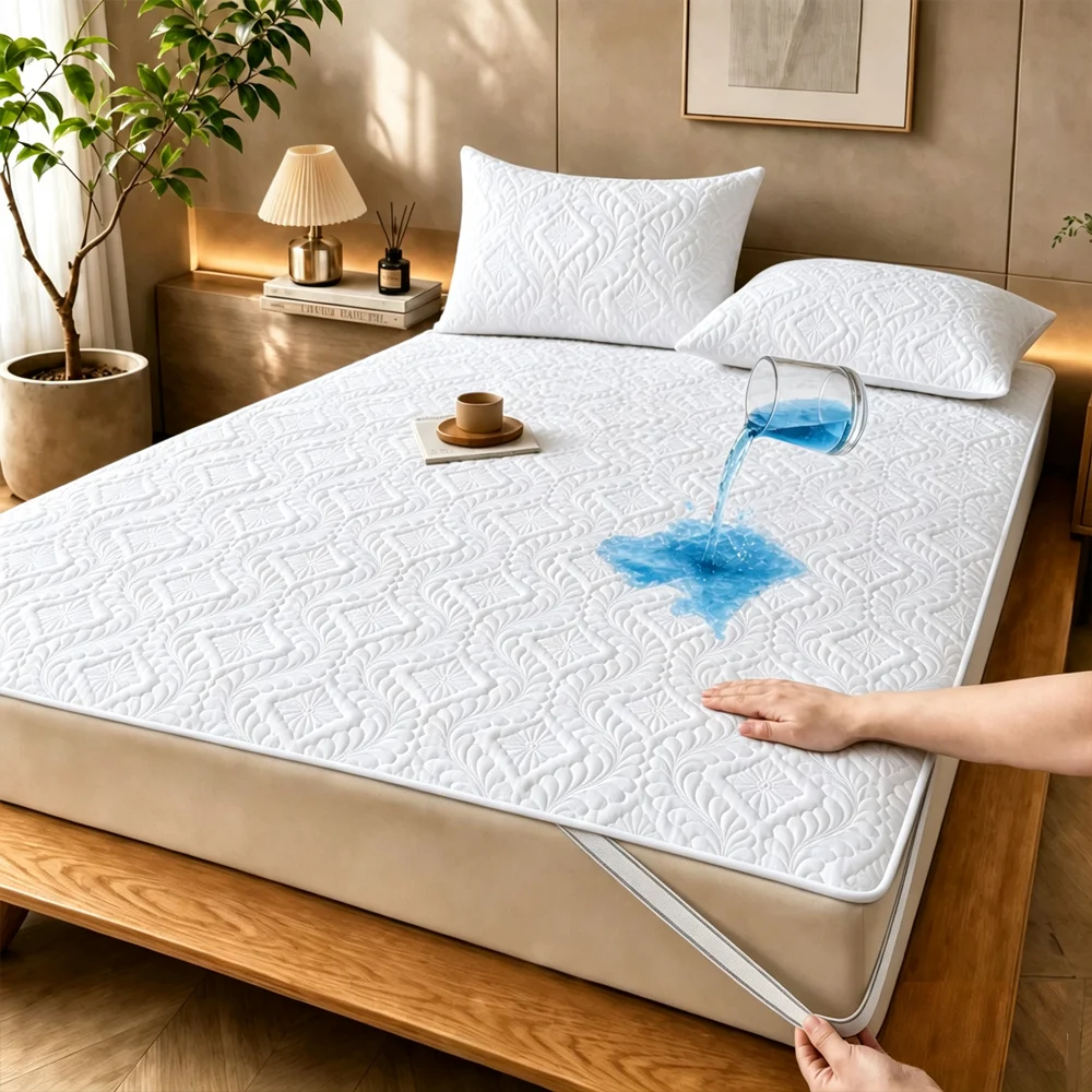 1pc Multi-Color Four-Corner El - Waterproof Mattress Protector Breathable recension och pris