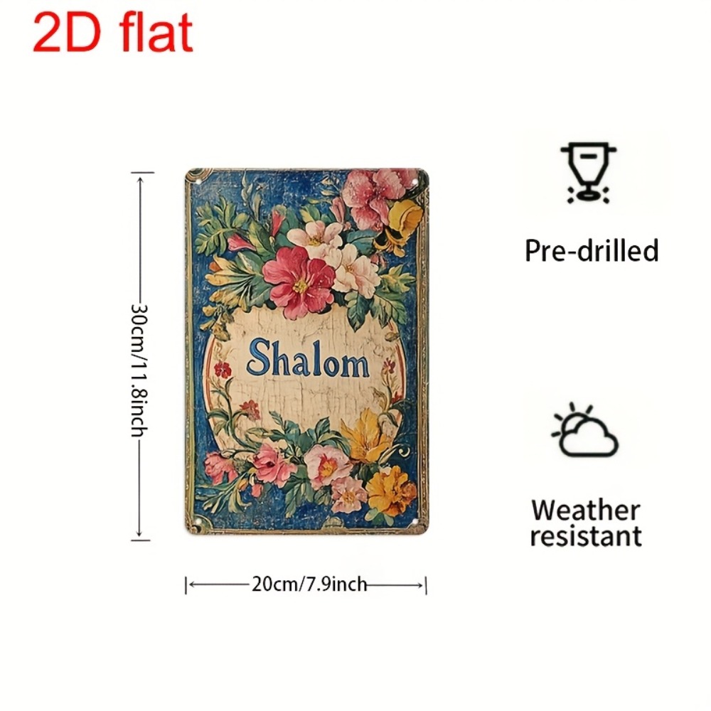 CIFBUY Vintage Floral Shalom A - Home Decor recension och pris